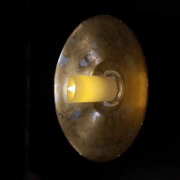 Oversized Handmade Artisan Gold Decorative Bowl - Picture 2 of 10